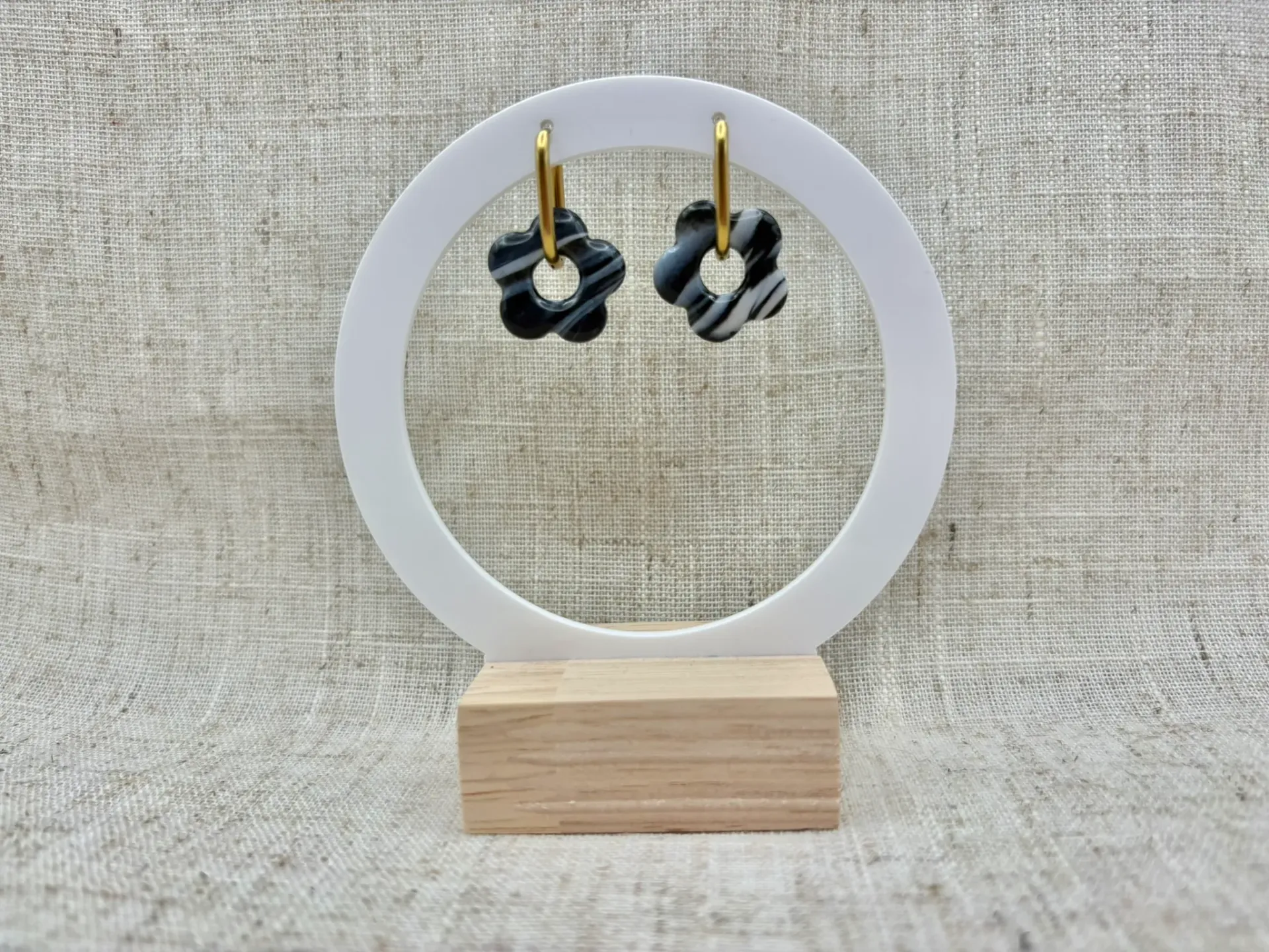 Marbré - Noir et blanc