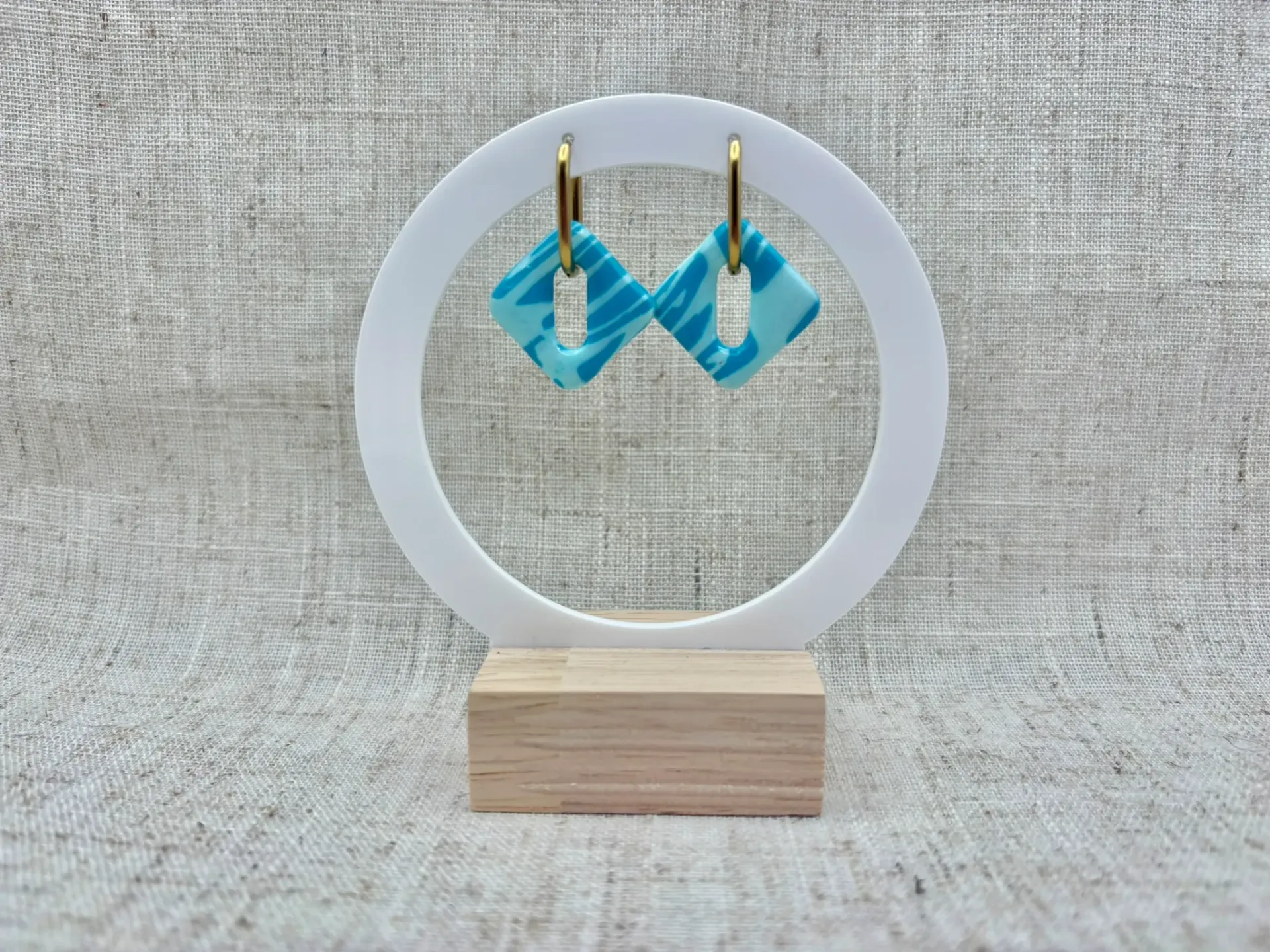 Square - Marbré bleu