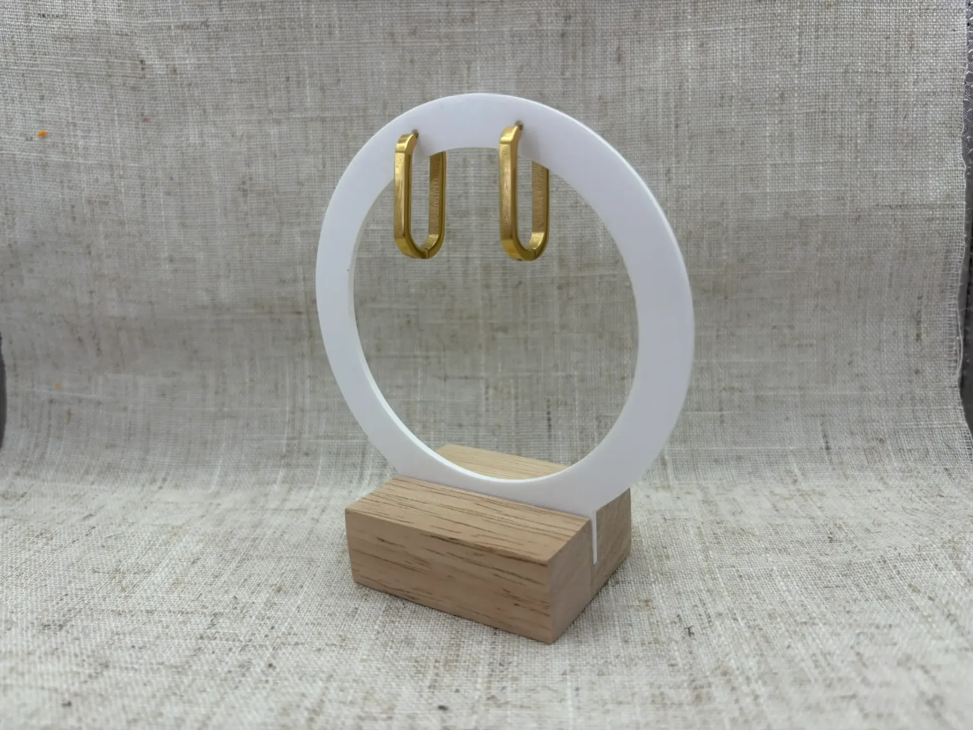 Créoles ovales 25 mm - Or