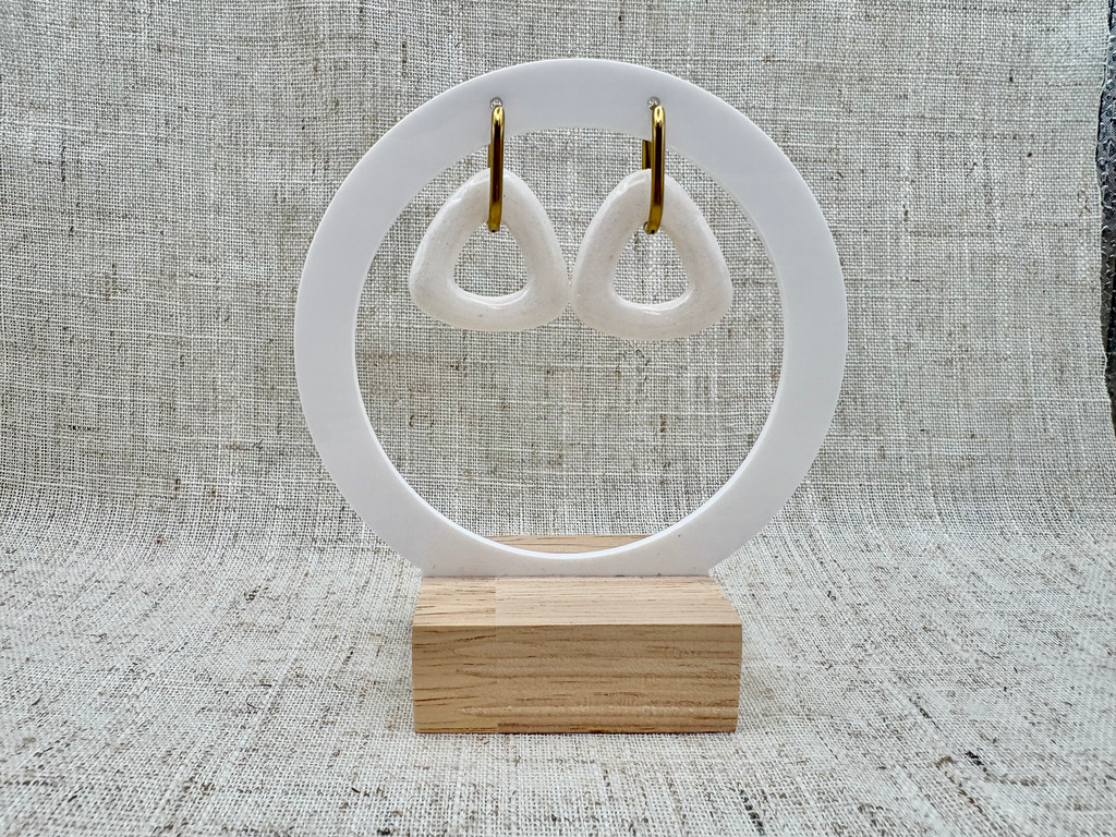 Triangle - blanc nacré