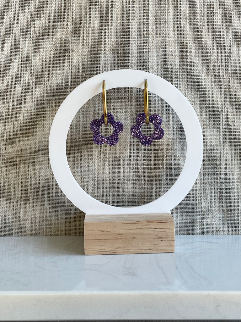 Précieuses paillettes mauves