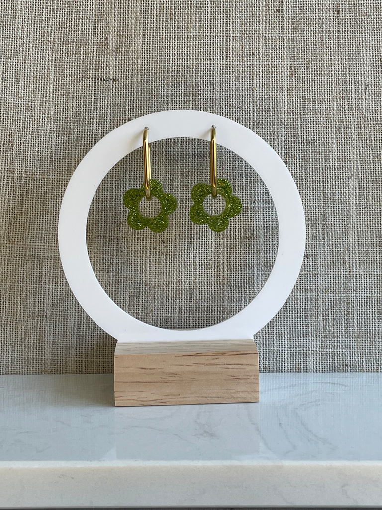 Précieuses paillettes vertes