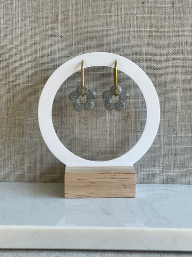 Précieuses paillettes argent